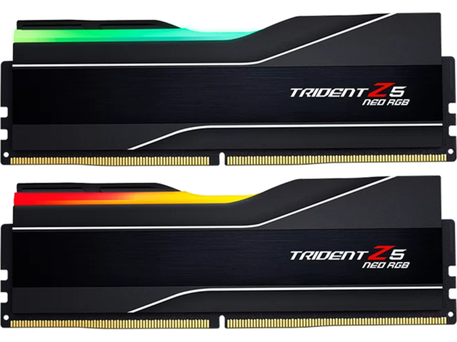 Оперативна памет 64GB (2x32GB) DDR5 6000MT/s G.SKILL Trident Z5 Neo RGB Black