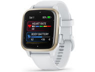 Смарт часовници Garmin Venu Sq2 Cream Gold безел с White корпус