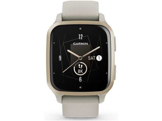 Смарт часовници Garmin Venu Sq2 Music Edition Cream Gold безел с French Grey корпус