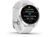 Смарт часовници Garmin Approach S42 Polished Silver/White