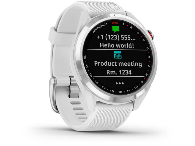 Смарт часовници Garmin Approach S42 Polished Silver/White