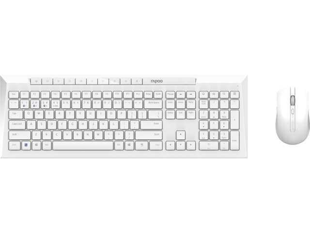 Клавиатури Rapoo 8210M, в бяло