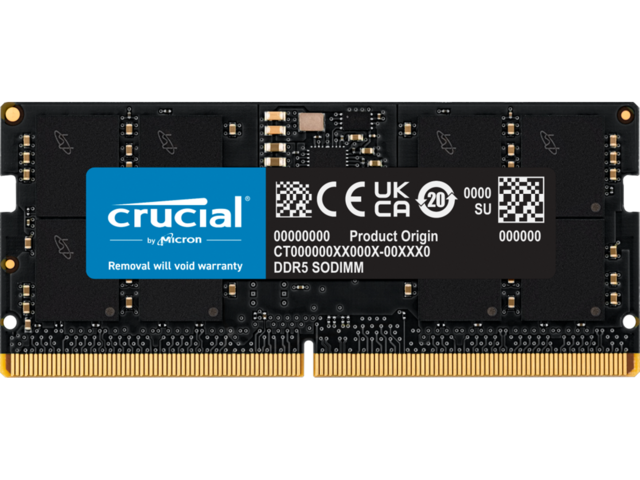 Оперативна памет 32GB DDR5 4800MHz Crucial SODIMM