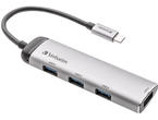 USB Хъб Verbatim USB-C Multiport Hub 4 порта