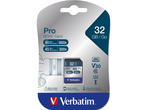 Карти памет Verbatim 32GB SDHC Pro Class 10 UHS-I