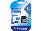 Карти памет Verbatim Premium 32GB U1 MicroSDXC Card
