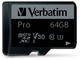 Карти памет Verbatim 64GB micro SDXC Pro Class 10 UHS-I