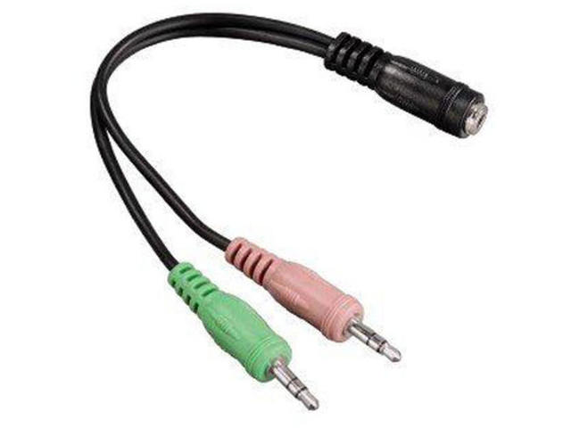 Кабели и Адаптери Жак адаптер HAMA, 3.5 mm жак женско - 2 x 3.5 mm жак мъжко, 10cm