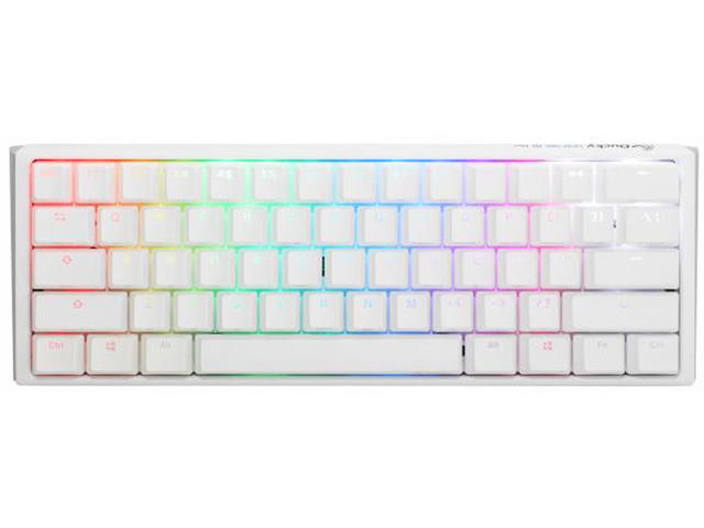 Клавиатури Ducky One 3 Pure White Mini 60%, Hotswap Cherry MX Silent Red