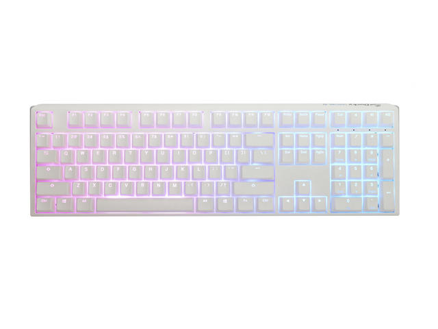 Клавиатури Ducky One 3 Pure White Full Size Hotswap Cherry MX Silver