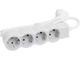 Разклонители Legrand STD, шуко, 4X2P+E, 3м. кабел, бяло/сиво