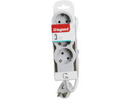 Разклонители Legrand STD, шуко, 3X2P+E, 3м. кабел, бяло/сиво