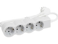 Разклонители Legrand STD, шуко, 4X2P+E, 1,5м. кабел, бяло/сиво