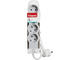 Разклонители Legrand STD, шуко, 4X2P+E, 1,5м. кабел, бяло/сиво