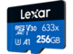 Карти памет 256GB Lexar® High-Performance 633x microSDXC™ UHS-I с SD адаптер, C10 A1 V30 U3