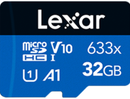 Карти памет 32GB Lexar® High-Performance 633x microSDXC™ UHS-I с SD адаптер, C10 A1 V30 U3