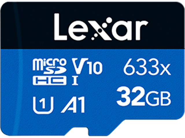 Карти памет 32GB Lexar® High-Performance 633x microSDXC™ UHS-I с SD адаптер, C10 A1 V30 U3