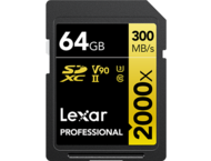 Карти памет 64GB Lexar® Professional 2000x SDHC™ UHS-II C10 V90 U3