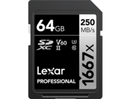 Карти памет 64GB Lexar® Professional 1667x SDXC™ UHS-II, C10 V60 U3