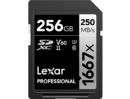 Карти памет 256GB Lexar® Professional 1667x SDXC™ UHS-II, C10 V60 U3
