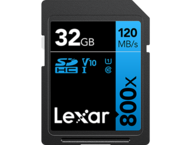 Карти памет 32GB Lexar® Professional 800x SDHC™ UHS-I, C10 V10 U1