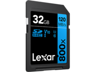 Карти памет 32GB Lexar® Professional 800x SDHC™ UHS-I, C10 V10 U1