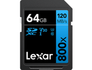 Карти памет 64GB Lexar® Professional 800x SDHC™ UHS-I, C10 V10 U1