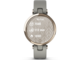 Смарт часовници Garmin Lily Classic Edition - Cream Gold безел с Braloba Gray корпус и италианска кожена каишка