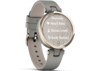 Смарт часовници Garmin Lily Classic Edition - Cream Gold безел с Braloba Gray корпус и италианска кожена каишка