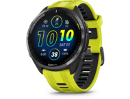 Смарт часовници Garmin Forerunner 965 Carbon Grey DLC Titanium безел/Black корпус и Amp Yellow/Black силиконова каишка