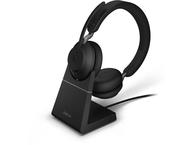 Слушалки Jabra Evolve2 65 Link380a UC Stereo Stand Black