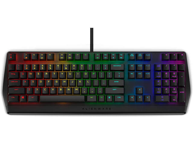 Клавиатури Alienware RGB Mechanical Gaming Keyboard - AW410K - US International (QWERTY)