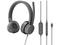 Слушалки LENOVO Go Wired ANC Headset USB-C Storm Grey