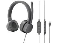 Слушалки LENOVO Go Wired ANC Headset USB-C Storm Grey
