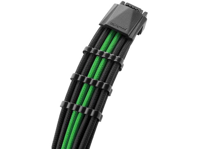 Кабели за компоненти CableMod E-Series Pro ModMesh Sleeved 12VHPWR PCI-e Cable Black + Green