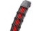 Кабели за компоненти CableMod E-Series Pro ModMesh Sleeved 12VHPWR PCI-e Cable Carbon + Red