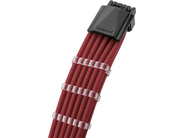 Кабели за компоненти CableMod E-Series Pro ModMesh Sleeved 12VHPWR PCI-e Cable Blood Red