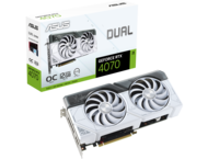 Видео карти ASUS DUAL RTX 4070 White OC Edition 12GB