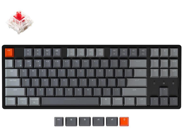 Клавиатури Keychron K8 TKL Gateron Optical Red Switch