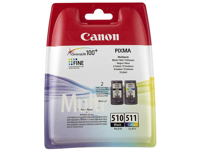 Консумативи Оригинален Canon PG-510 BK / CL-511 Multi pack