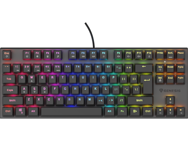 Клавиатури Genesis Thor 303 TKL Silent Switch US Layout Black