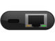 Кабели и Адаптери Belkin USB-C към Ethernet + адаптер за зареждане (60W PD) - черен