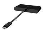 Кабели и Адаптери Belkin USB-C мултимедиен адаптер (GBE - HDMI - VGA - USB-A) - черен