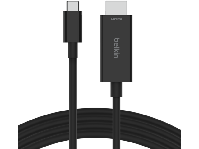 Кабели и Адаптери Belkin CONNECT Cable USB-C to HDMI 2.1 - 2M - Black