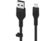 Кабели и Адаптери Belkin BOOST CHARGE Flex Silicone cable USB-A to Lightning - 3M - Black