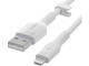 Кабели и Адаптери Belkin BOOST CHARGE Flex Silicone cable USB-A to Lightning - 3M - White