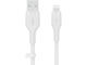 Кабели и Адаптери Belkin BOOST CHARGE Flex Silicone cable USB-A to Lightning - 3M - White