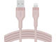 Кабели и Адаптери Belkin BOOST CHARGE Flex Silicone cable USB-A to Lightning - 1M - Pink