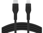 Кабели и Адаптери Belkin BOOST CHARGE Flex Silicone cable USB-C to Lightning - 1M - Black