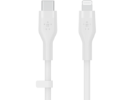 Кабели и Адаптери Belkin BOOST CHARGE Flex Silicone cable USB-C to Lightning - 1M - White
